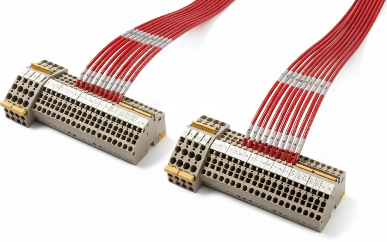 Marcadores de fios e cabos